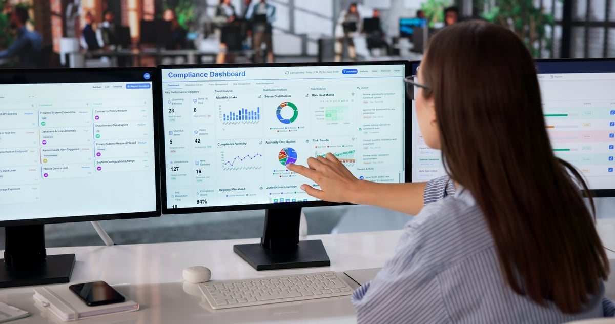 Corporate finance dashboard with financial analytics